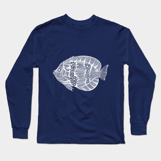 Finn, the exotic fish Long Sleeve T-Shirt by Simplulina